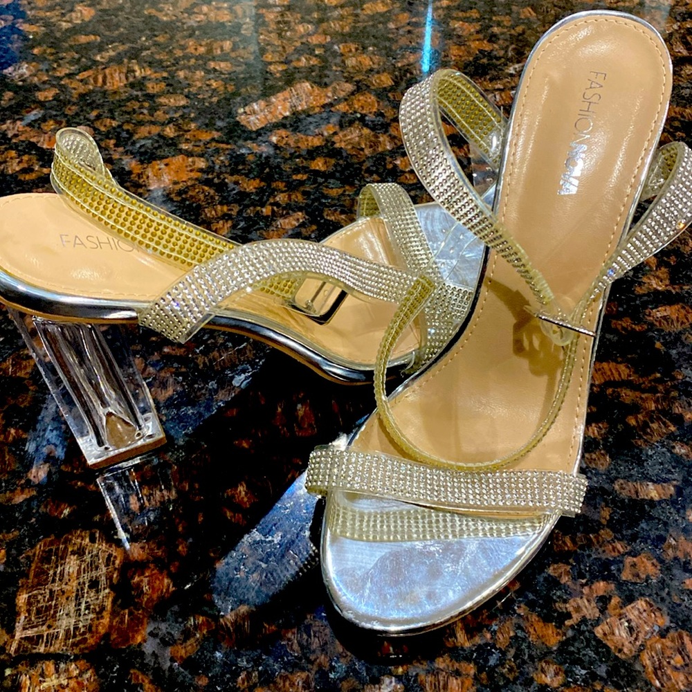 Fashion Nova Women’s Sparkly Heels